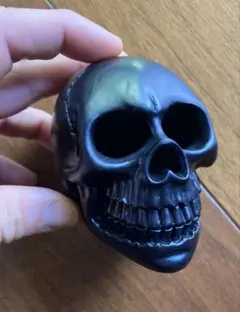 黒いスカル置物　1個