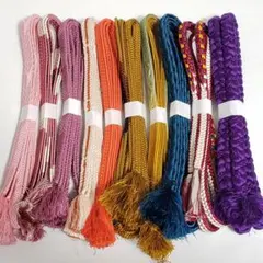 ヤ*ん様 (0697)帯締め 10点 まとめ売り 帯紐 着物 和装 小物