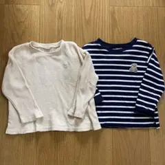 長袖カットソー2点セット 100センチ