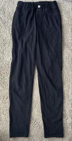 GU ブラック ロングパンツ 150