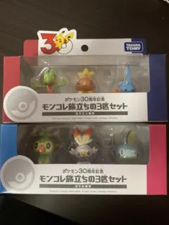 「商品説明必読」　ポケモン30周年記念　モンコレ旅立ちの3匹 ホウエン ガラル
