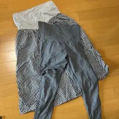 マタニティパンツ スカート　Mサイズ ギンガムチェック