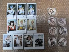 月海つくね　チェキ、缶バッジ