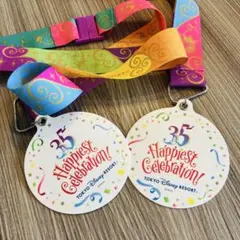 【レア】東京ディズニーランド35周年 ハピエストサプライズ メダル 2個セット