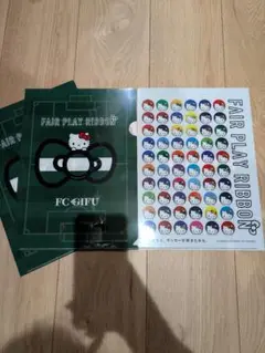 【未使用】FC岐阜 ハローキティ フェアプレイリボン　クリアファイル