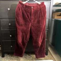 【ORCIVAL】2タック太畝コーデュロイテーパードパンツ