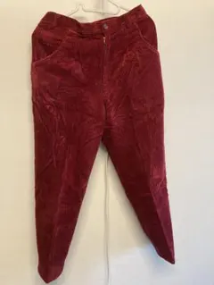 SIMPLE LIFE コーデュロイパンツ　赤