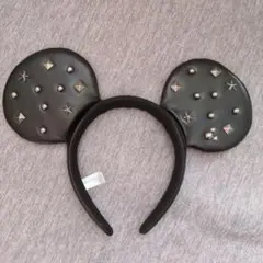 ミッキーマウス　カチューシャ スタッズ付き