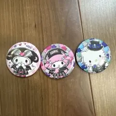 サンリオ　缶バッチ　グッズ
