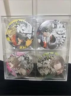 僕のヒーローアカデミア　HEROESコレクション缶バッチ　爆豪勝己 4点セット
