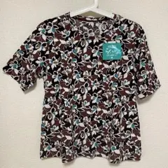 未使用(ワコール )らくラクパートナー/カットソー/Ｔシャツ/Ｍ/ブラウンのサムネイル