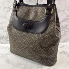 NINA RICCI ニナリッチ ジラフ柄 本革 レザー ショルダートートバッグのサムネイル