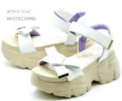 未使用　新品同様　YOSUKE ヨースケ サンダル　厚底　Sのサムネイル