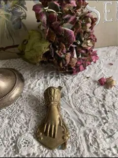 希少19世紀貴婦人の手台座ハンドオブジェフランスアンティーク