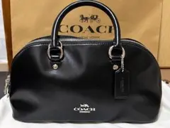 【新品未使用】COACH 2WAYララ サッチェル バッグ ブラック