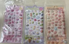 新品未開封 ぷくぷくシール 3点セット 関西ファッション連合