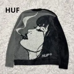 最終値下☆美品☆ HUF ハフ FEELS GOOD カーディガン　ニットのサムネイル