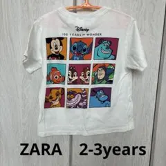 【ZARA】ディズニーTシャツ　98cmのサムネイル