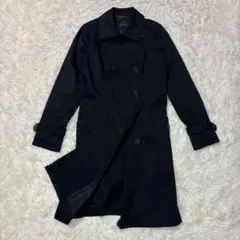 23区 トレンチコート ジャケット ロング ブラック きれいめ 通勤 a2499