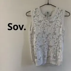 Sov. 花柄刺繍 ノースリーブニット／ダブルスタンダードクロージングのサムネイル