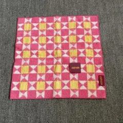 KENZO 幾何学模様 タオルハンカチ