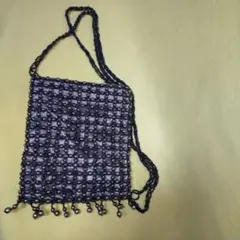 レディースビーズ編みショルダーバッグ