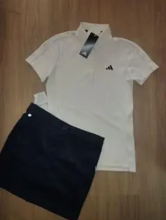 【新品S】adidas アディダスゴルフ　シャツ＆スカート　セットアップ
