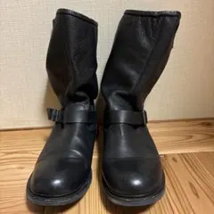 エンジニアブーツ レザー パンク ハードコア バイク バイカーズ 黒 