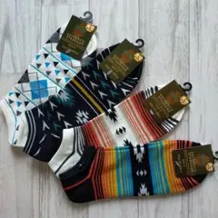 AUTHENTIC STANDARD メンズ ソックス 4足セット 27-29のサムネイル