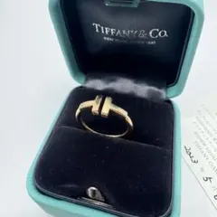 TIFFANY＆Co. ティファニー Tワイヤー リング 7号 K18PG