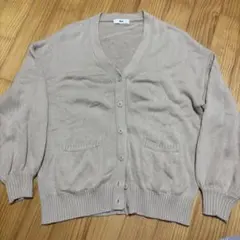 ベージュ カーディガン　制服