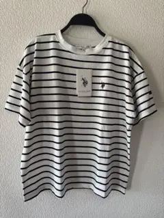 US POLO ASSN. ストライプ 半袖Tシャツ 新品タグ付き