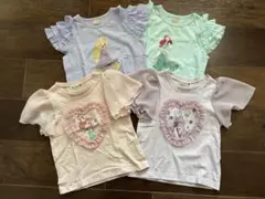 プティマイン/ブランシェス　ディズニー　半袖Tシャツ　110㎝　4点セット
