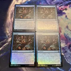 MTG 対抗刻彫 JP foil 3枚セット プレイブースター版