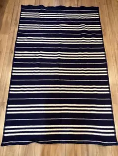 BURBERRY ウール100% 毛布　140x200cm