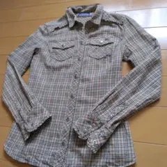 美品　バーバリーブルーレーベル　 長袖シャツ　 ネルシャツ　ジャケット　チェック