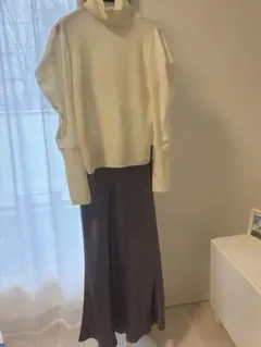 united arrows green lavel サテンロングスカート