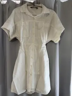 ZARA シャツワンピース