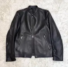 美品 LIDNM リドム ラムレザー ライダース ジャケット ブラック M