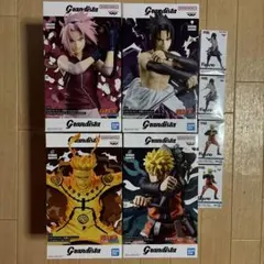 NARUTO 疾風伝 Grandista & Figunoフィギュア 8種セット