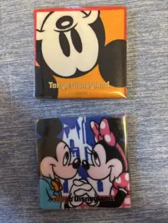 東京ディズニーランド　ハンカチ　ミッキーマウス　ミニーマウス