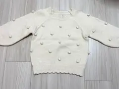 プティマイン/セーター/女の子/Mサイズ/100〜110㎝/長袖/冬服