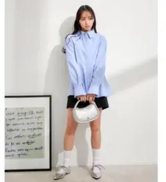 ペプラムシャツ