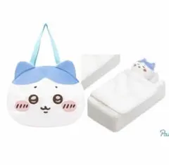 ちいかわ ハチワレ おかおBIGボストンバッグ ティッシュケース セットのサムネイル