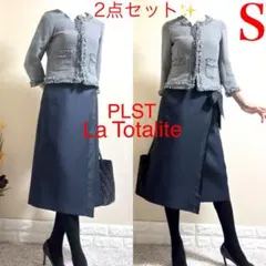 【S 入学式　セレモニー　ママスーツ】プラステ　PLST ラトータリテ ツイード