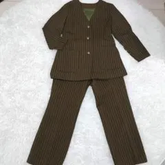 レトロ　昭和　上下スーツセット　ヴィンテージ　クラシック