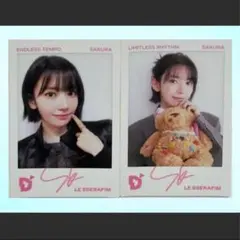 LESSERAFIM DICON POPUP チェキ トレカ 宮脇咲良 サクラ①