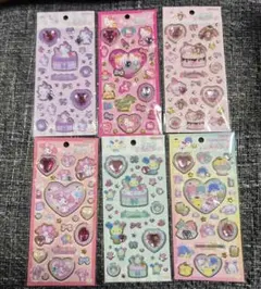キラキラジュエリーシール サンリオ 6枚 まとめ売り