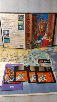 □絶版ゲーム□ PC-9801 信長の野望 覇王伝 3.5インチフロッピーRPG 