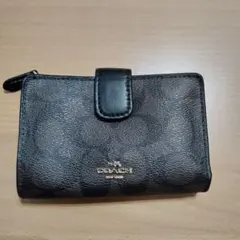 【りこ様専用】✨️美品✨️coach 二つ折り財布　ブラウン　コーチ